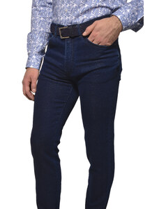 Alain Delon Tmavomodré Ultra Slim Fit jeansy