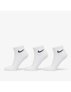 Pánske ponožky Nike Everyday Cush Ankle Socks 3-Pack White/ Black