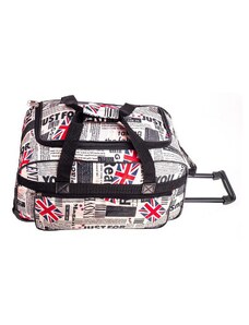 Rogal Farebná cestovná taška na kolieskach "British" - veľ. M, L