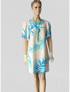 Harmonystyle šaty tunikové modré Rinascimento