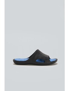 Dagi Black-blue Single Strap Slippers