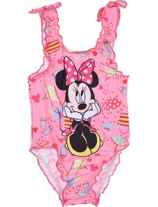 Ružové jednodielne plavky Disney Baby Minnie Mouse