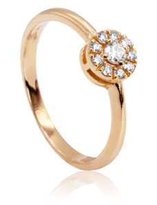 Goldie Diamantový prsteň Erika pink LRG717.WS