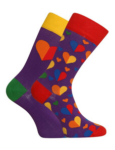 Veselé ponožky Dedoles Dúhové srdcia (GMRS1316) L