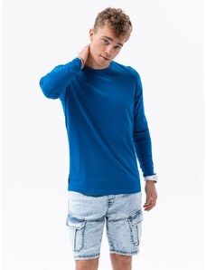 Buďchlap Klasické svetlo-modré tričko s dlhým rukávom L138
