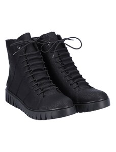 Zimní kotníková obuv s kožíškem Rieker Y3420-00 černá