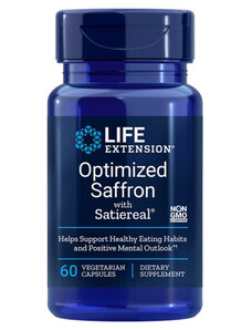 Life Extension Optimized Saffron with Satiereal 60 ks, vegetariánska kapsula