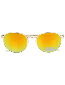 Sunmania Oranžové slnečné okuliare pilotky "Oval Classic"