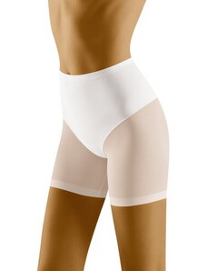 Wol-Bar Vyššie sťahovacie nohavičky s predĺženou nohavičkou Relaxa biele, Farba biela