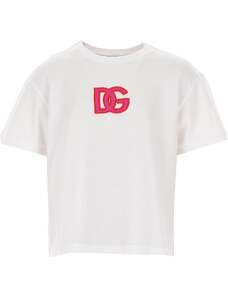 Dolce & Gabbana Dětské tričko pro dívky Ve výprodeji, Bílá, Bavlna, 2024, 6Y 8Y