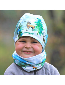TATRAGOAT Detská čiapka Maľovaný Lesík