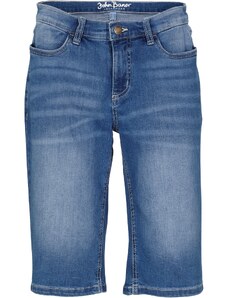 bonprix Komfortné strečové džínsové bermudy, farba modrá, rozm. 38