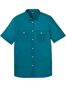 bonprix Ľahká košeľa s krátkym rukávom, farba modrá