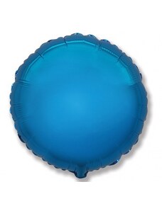 Flexmetal Fóliový balón kruh - modrý 45 cm