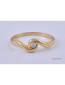 Couple Zlatý dámský prsten 4515028 Velikost prstenu: 52