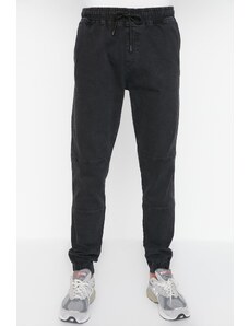 Trendyol Anthracite Comfort Fit Stitch Detail Jogger Jeans Jeans