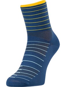 Unisex ponožky Silvini Bevera tmavo modrá/žltá