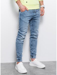 Ombre Clothing Pánske džínsové nohavice - svetlomodré P907