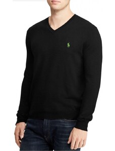 Pánský černý svetr Ralph Lauren