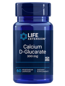 Life Extension Calcium D-Glucarate 60 ks, vegetariánska kapsula, 200 mg