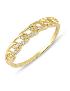 Lillian Vassago Zlatý prsteň so zirkónmi LLV06-GR110