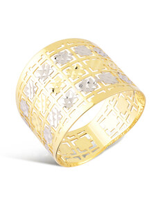 Lillian Vassago Zlatý prsteň z kombinovaného zlata LLV06-GR130