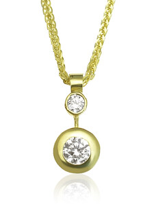 GOLDIE Zlatý náhrdelník s diamantmi Vivian LNL076.ODB