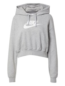 Nike Sportswear Mikina sivá melírovaná / biela