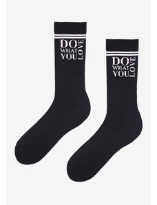 Vysoké dámske ponožky s nápisom SVL DOLOVE Marilyn-Black-36-40