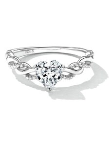 GRACE Silver Jewellery Zásnubní stříbrný prsten Rachel, stříbro 925/1000