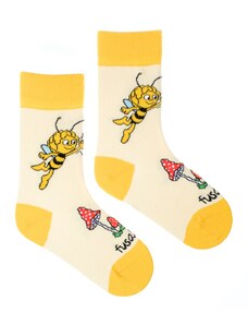 Fusakle Detské ponožky Včielka Maja Muchotrávka