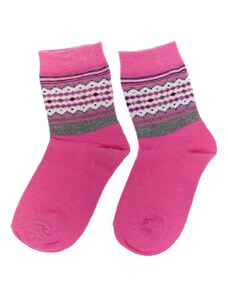 AURA.VIA Detské ružové ponožky TOON