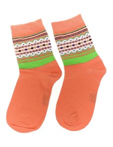 AURA.VIA Detské oranžové ponožky TOON
