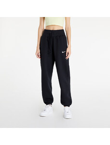 Dámske tepláky Nike Sportswear Phoenix Fleece Women's High-Waisted Oversized Sweatpants Black/ Sail