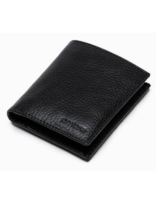 Ombre Clothing Pánska kožená peňaženka - čierna A608