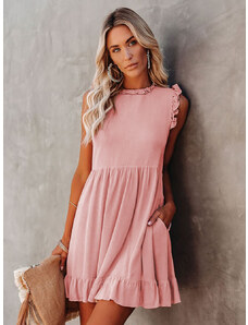 OMG dámské šaty Nimm ružová S