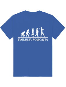 paradoo Pánske tričko "Evolúcia policajta"