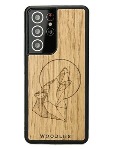 Woodliis Drevený kryt na mobil Samsung - DUB (VLK)