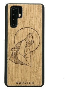 Woodliis Drevený kryt na mobil Huawei - DUB (VLK)