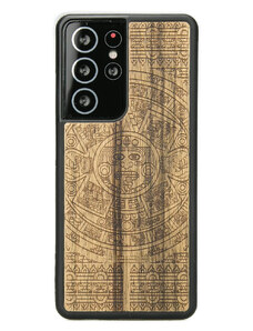 Woodliis Drevený kryt na mobil Samsung - FRAKE (AZTEC KALENDÁR)
