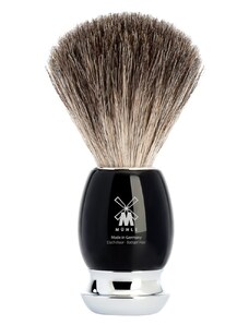 Mühle VIVO MÜHLE shaving brush, pure badger, handle material high-grade resin black