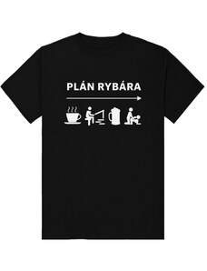 paradoo Pánske tričko "Plán rybára"