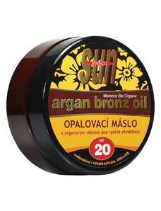 VIVACO SUN Argan Oil opaľovacie maslo SPF 20 s argánovým olejom pre rýchle zhnednutie 200ml - VIVACO