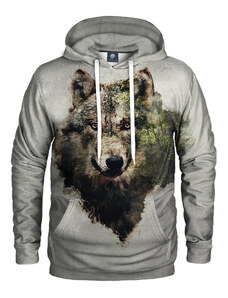 Aloha From Deer Forest Wolf Hoodie HK AFD1041 Grey