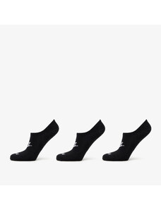 Pánske ponožky Nike Everyday Plus Cushioned Footie 3-Pack Socks Black/ White