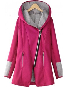 AW Ružový dámsky kabát