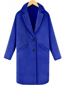 AW Modrý dámsky kabát