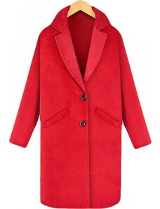 AW Červený dámsky kabát