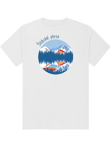paradoo Pánske tričko "Štrbské pleso - modré"