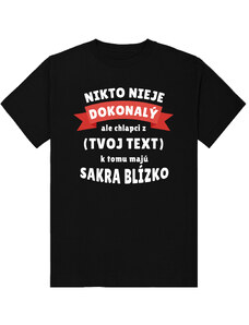 paradoo Pánske tričko "Nikto nie je dokonalý"